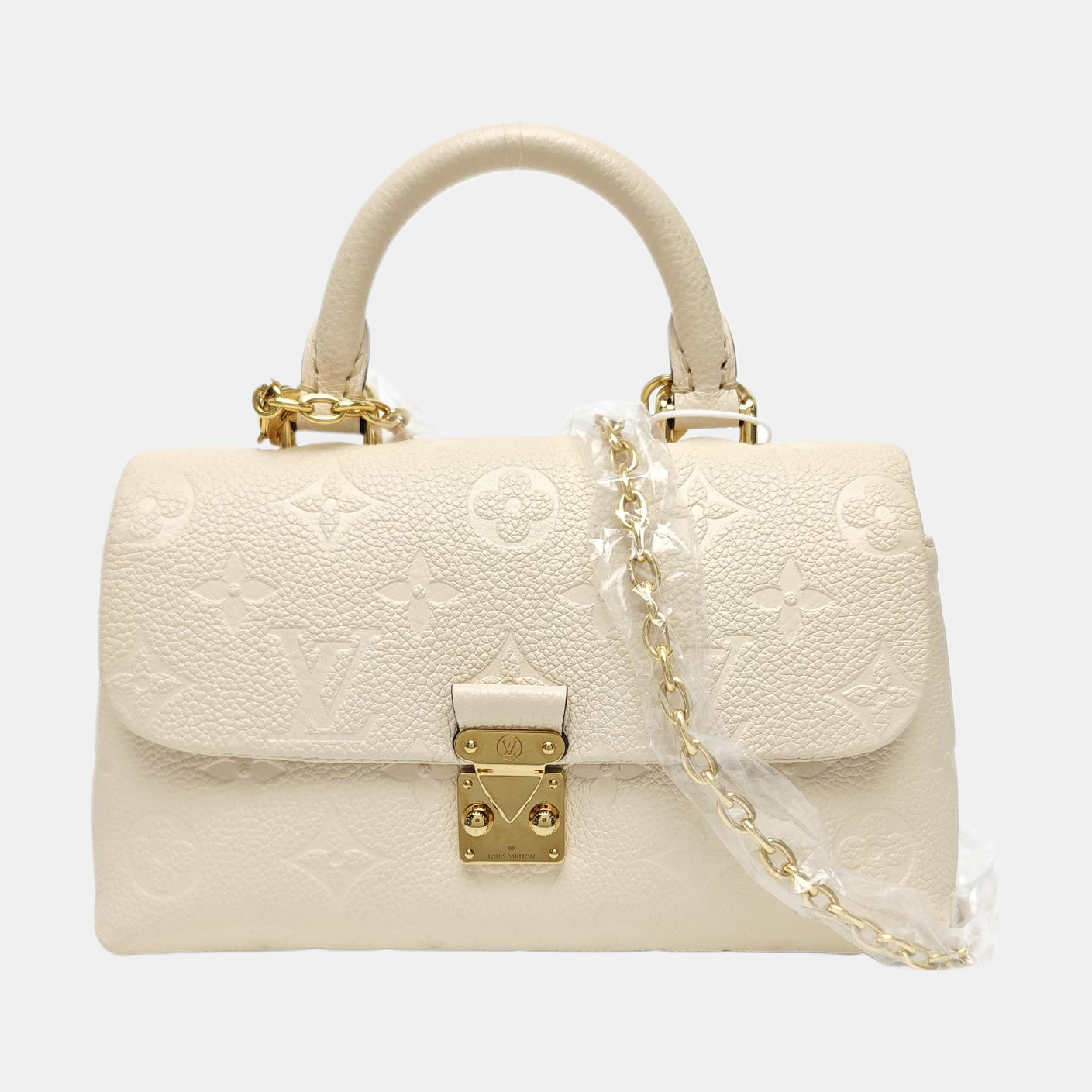 MADELEINE Nano Monogram Calfskin Beige
