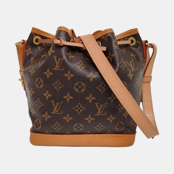 NOÉ BB Monogram Coated Canvas Brown