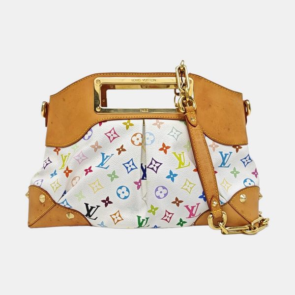 LV × TM JUDY MM Monogram Coated Canvas White
