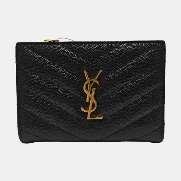 MONOGRAM Quilted Calfskin Black Wallet