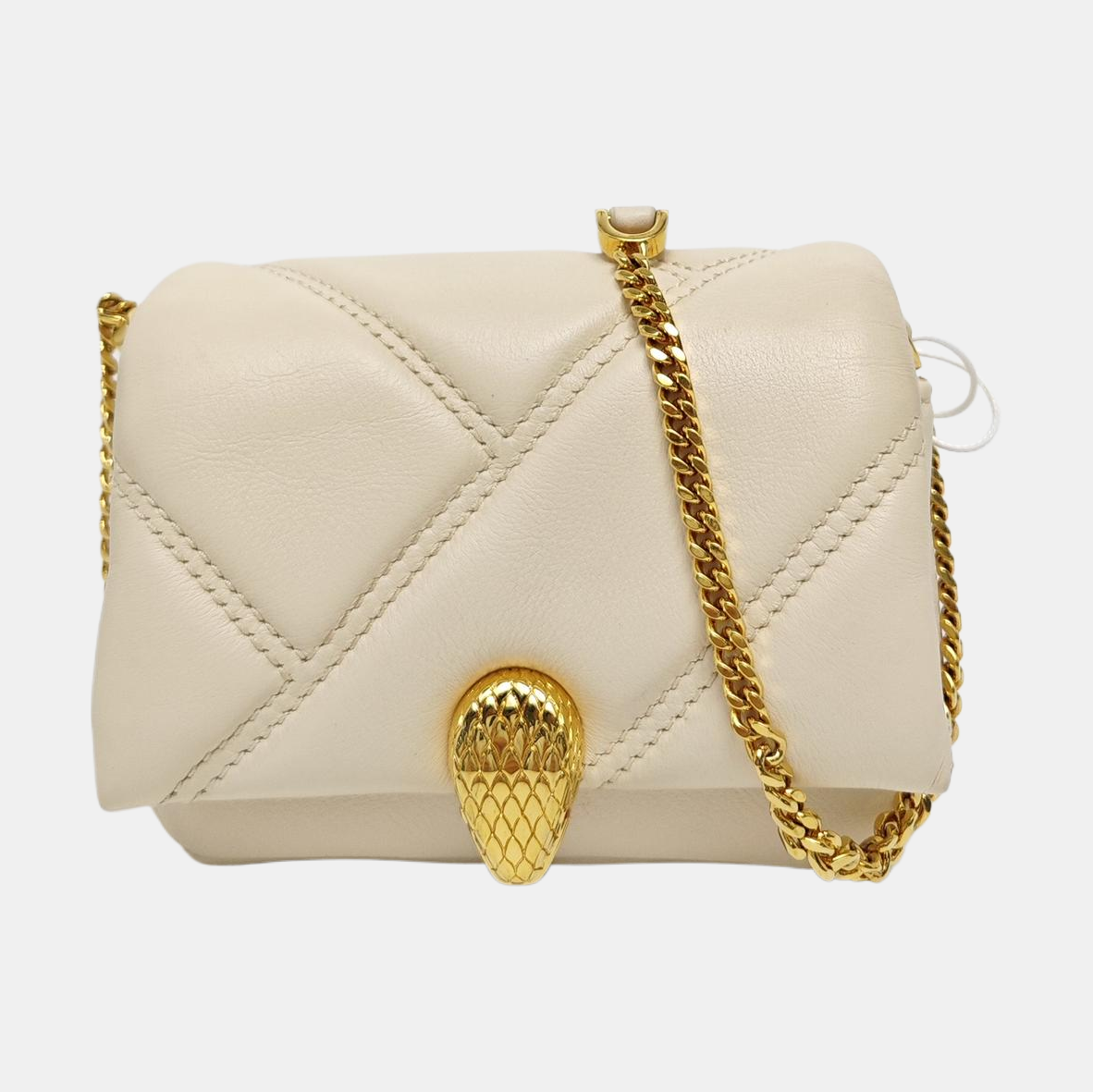 SERPENTI CABOCHON Quilted Calfskin Beige