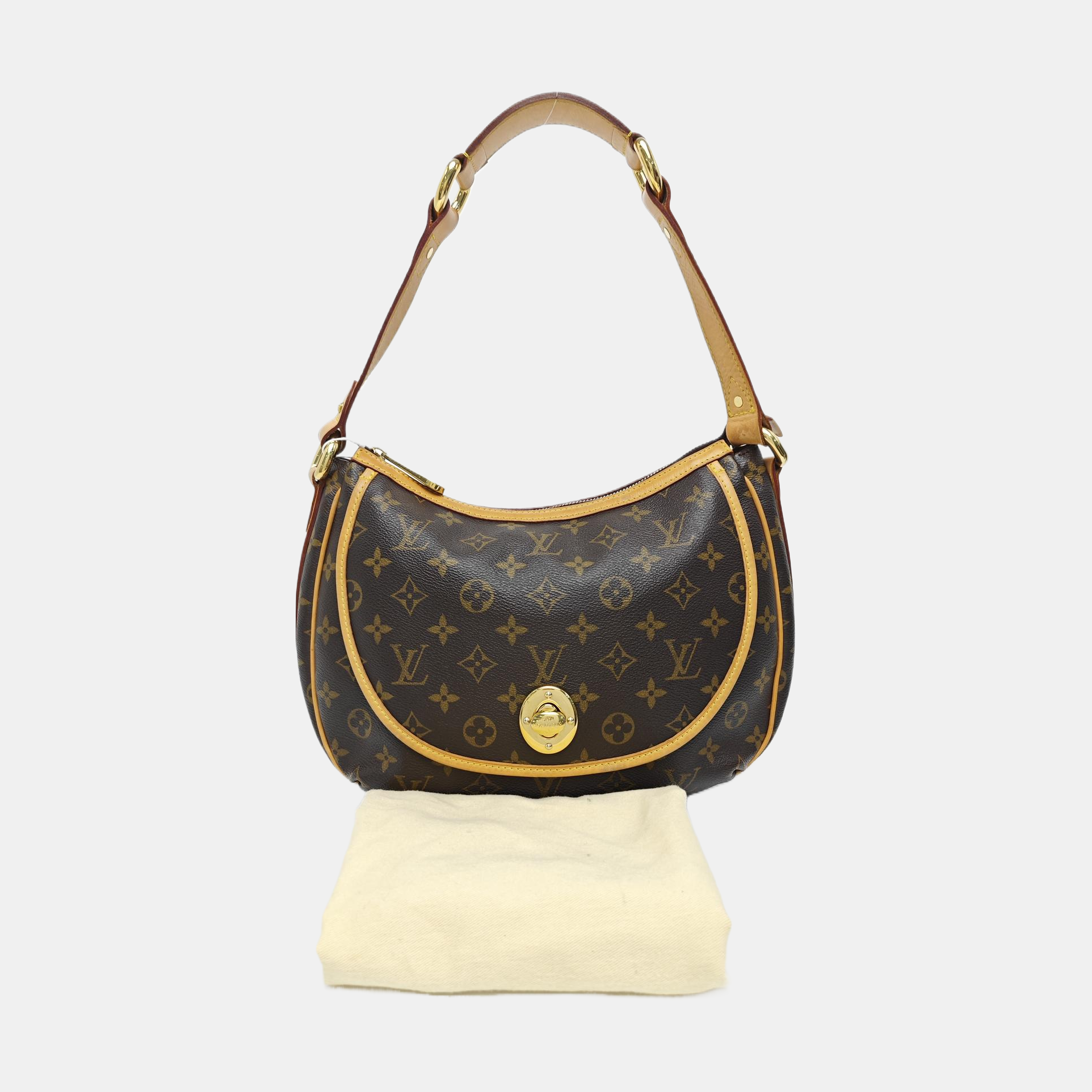 TULUM PM Monogram Coated Canvas Brown