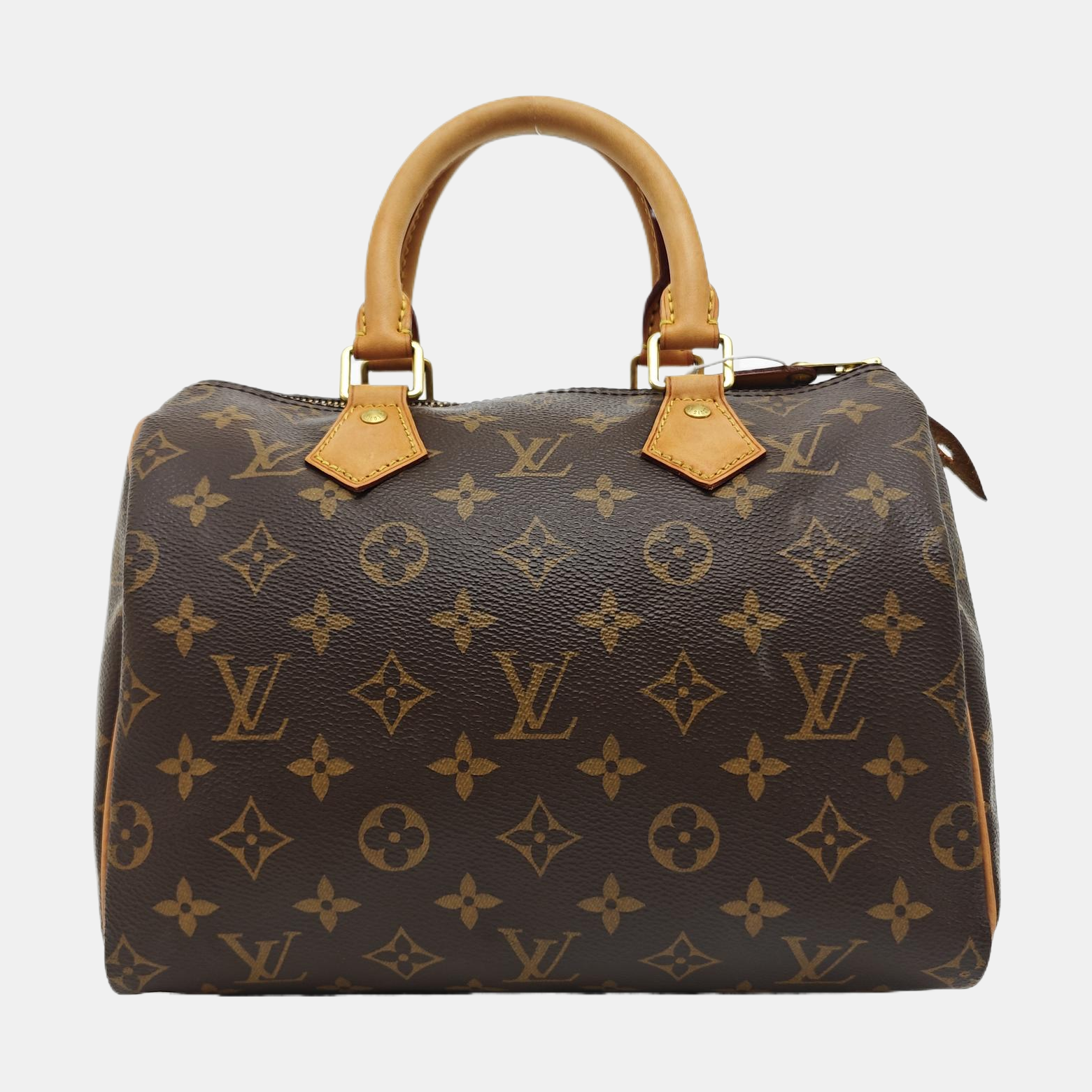 SPEEDY 25 Monogram Coated Canvas Brown