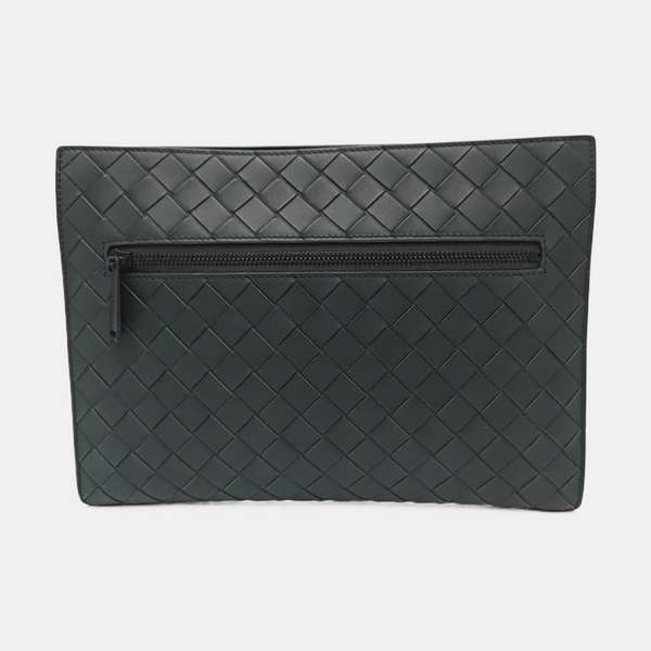 Calfskin Clutch Small Green