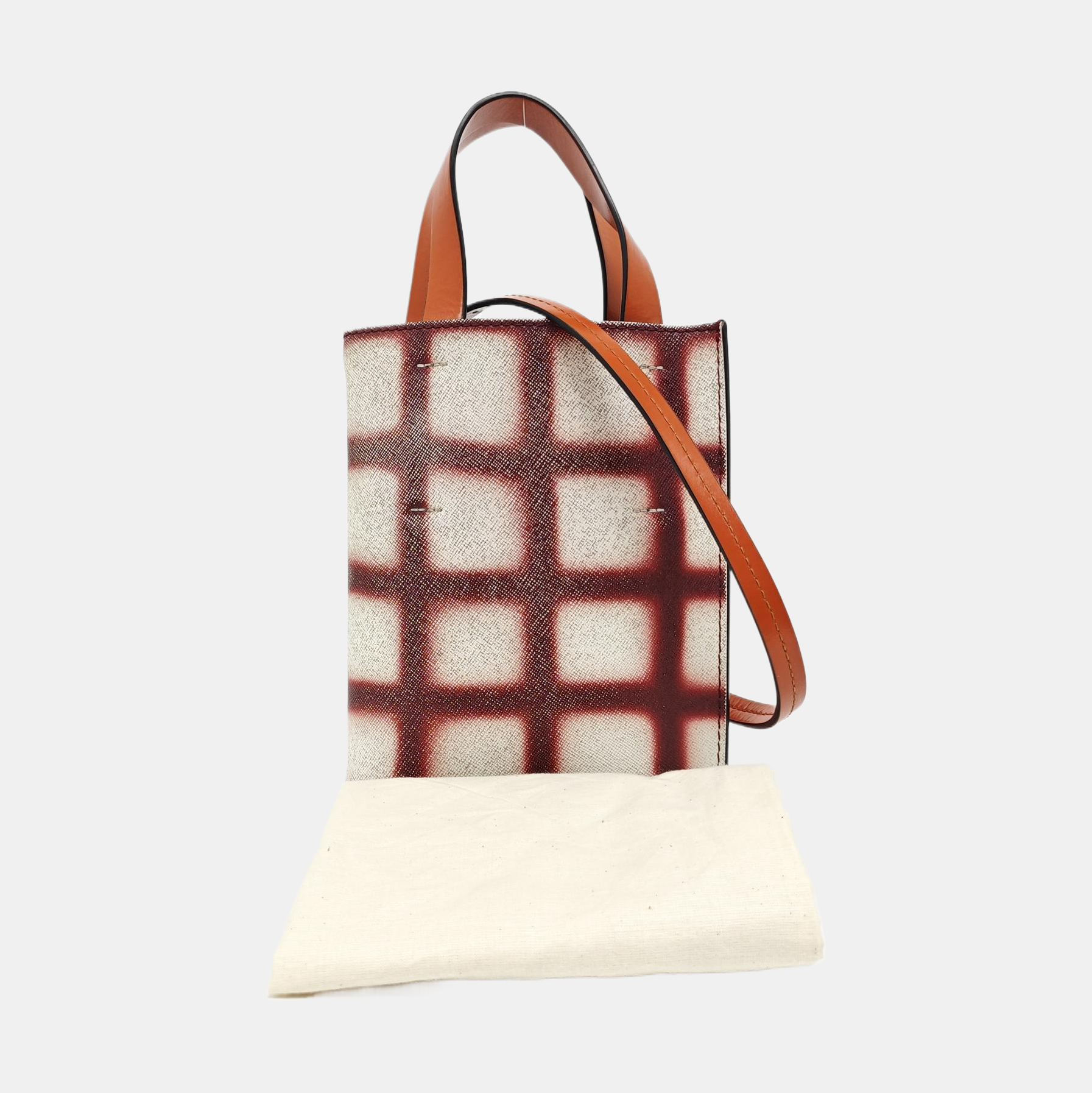 Coated Canvas Shoulder Bag Multicolor