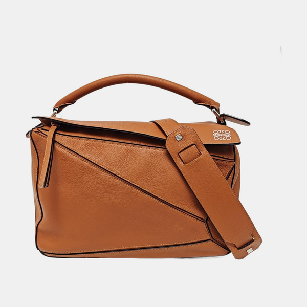 Puzzle Medium Calfskin Brown