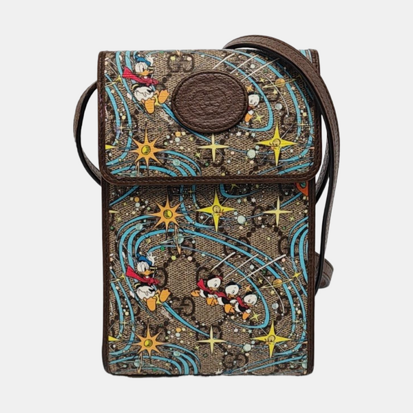 Disney X Gucci Mini Monogram Coated Canvas Beige