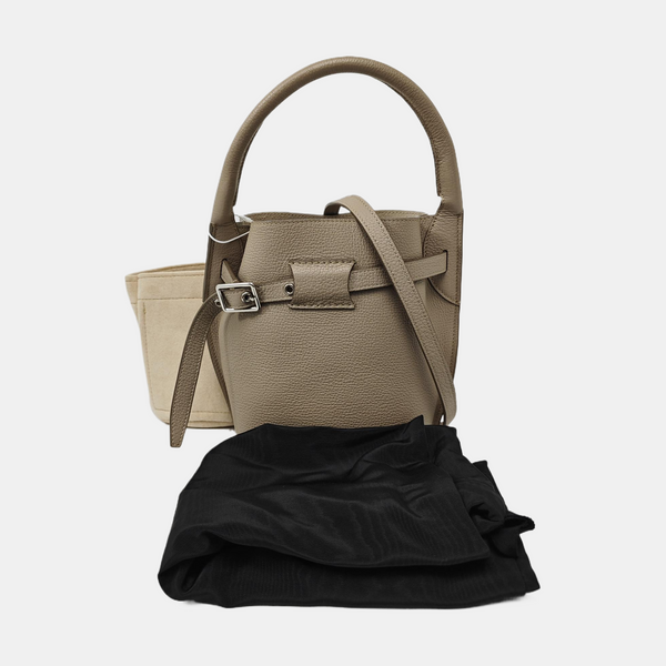 BIG BAG Nano Calfskin Gray