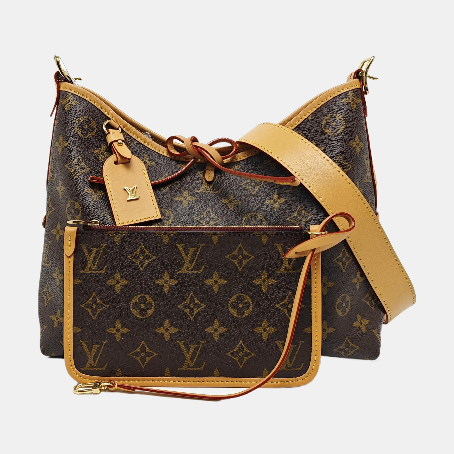 CARRYALL PM Monogram Coated Canvas Brown