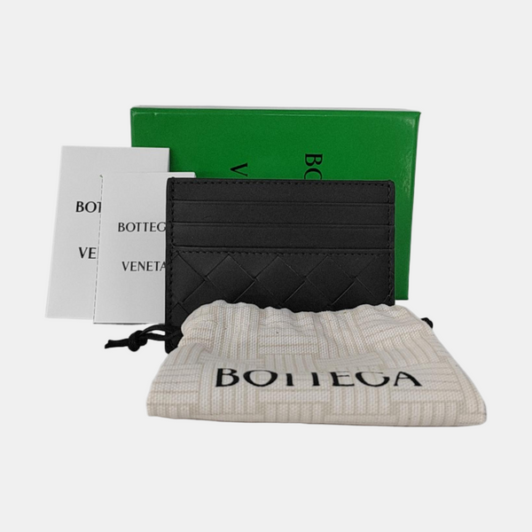 Calfskin Card Holder Black