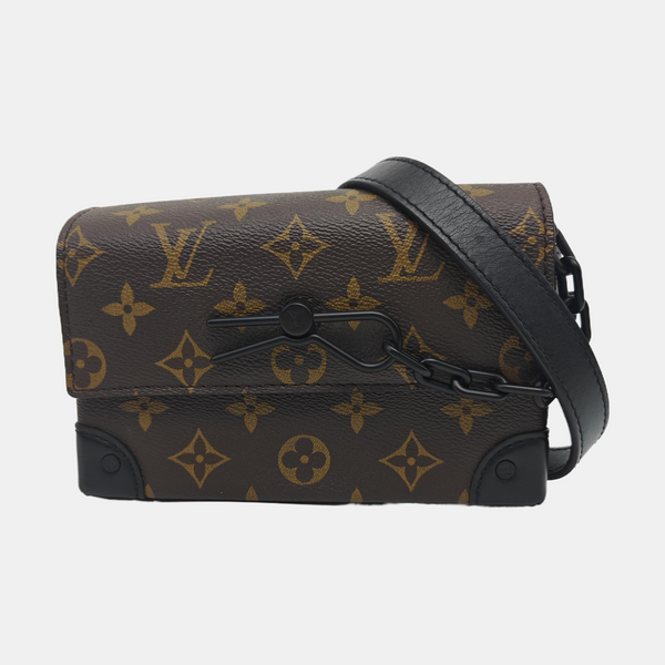 SOFT TRUNK Mini Monogram Coated Canvas Brown