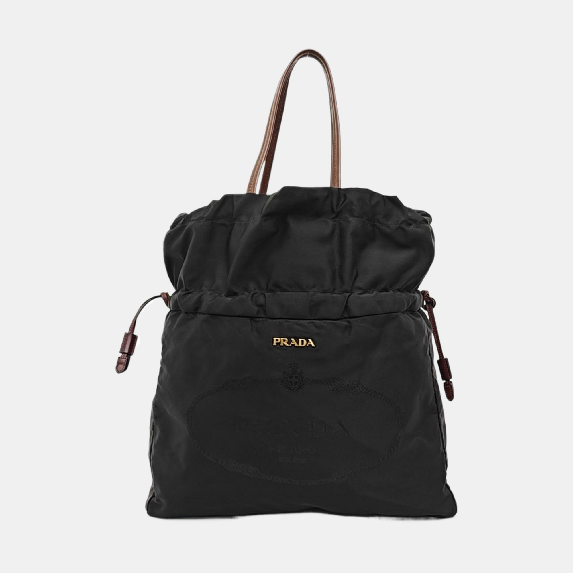 Nylon Tote Bag Black