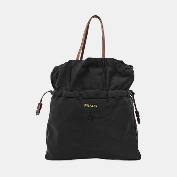 Nylon Tote Bag Black