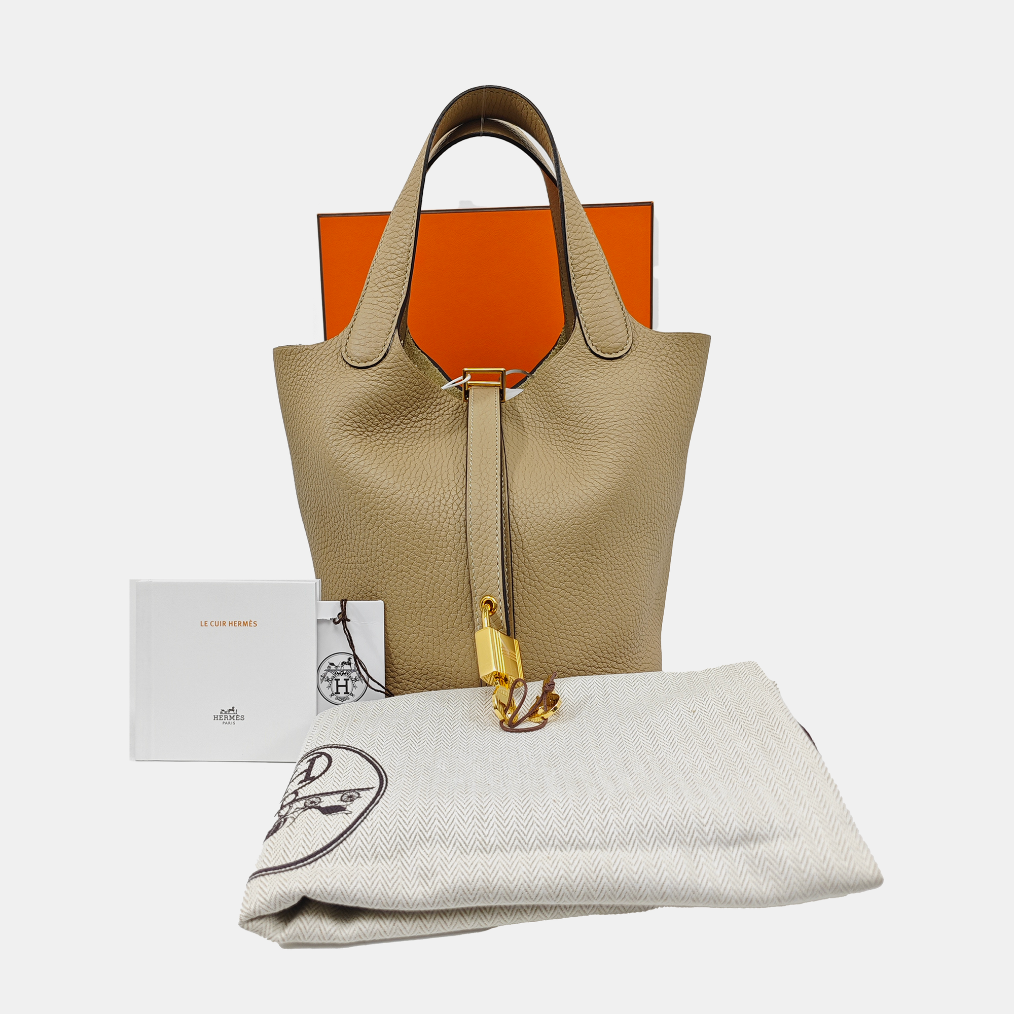 Picotin Lock 18 Clemence Beige