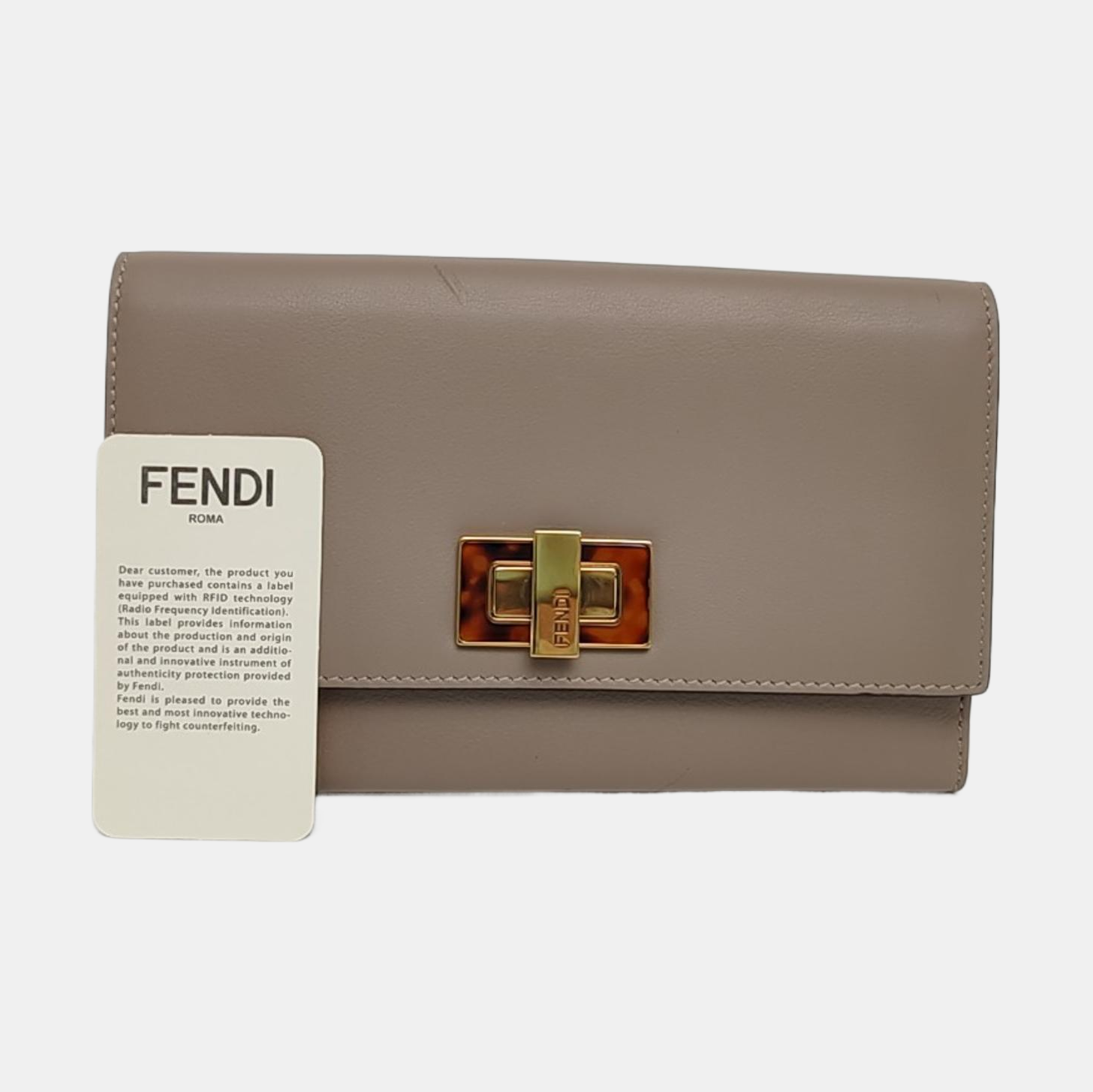 Calfskin Wallet Gray