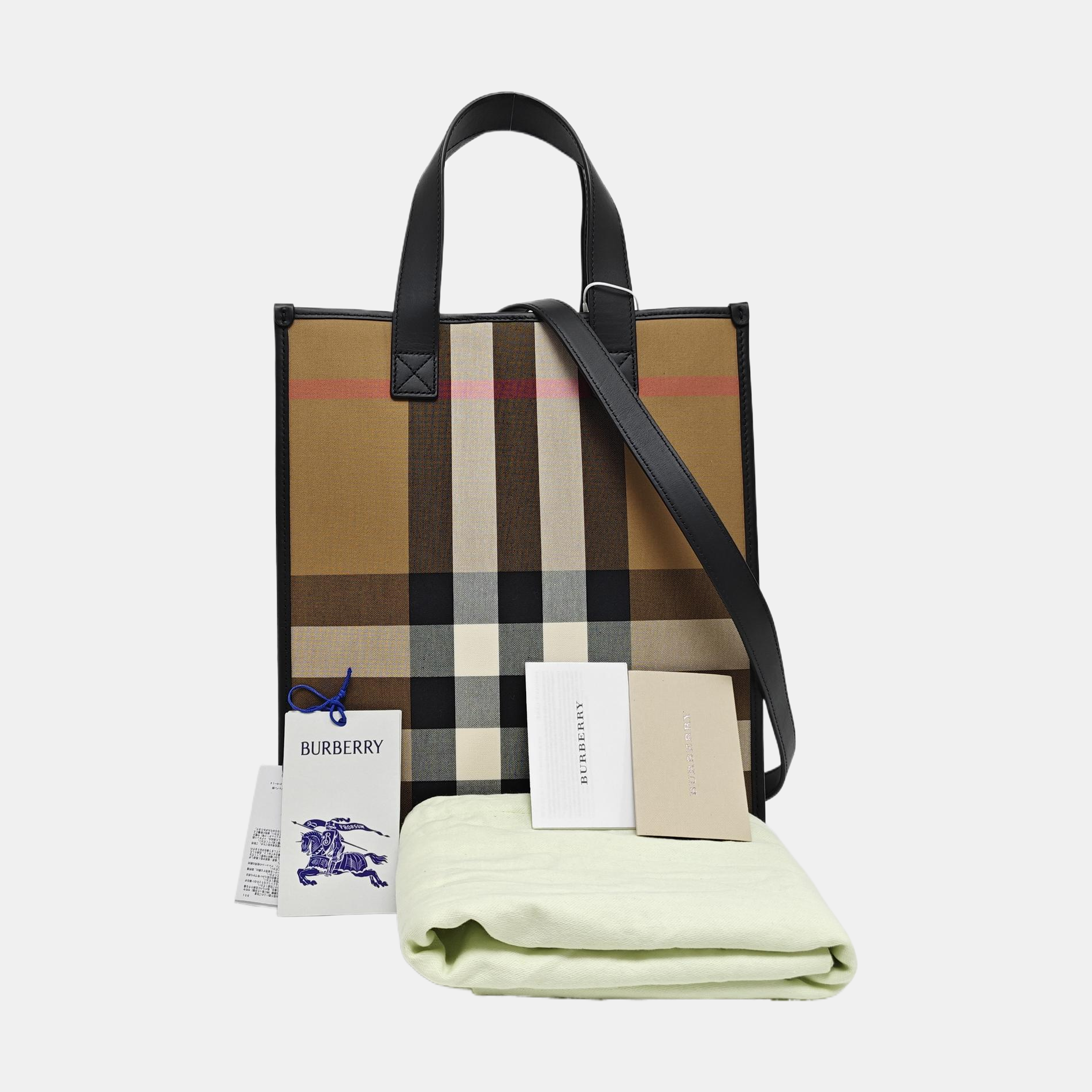 Canvas Top Handle Bag Brown