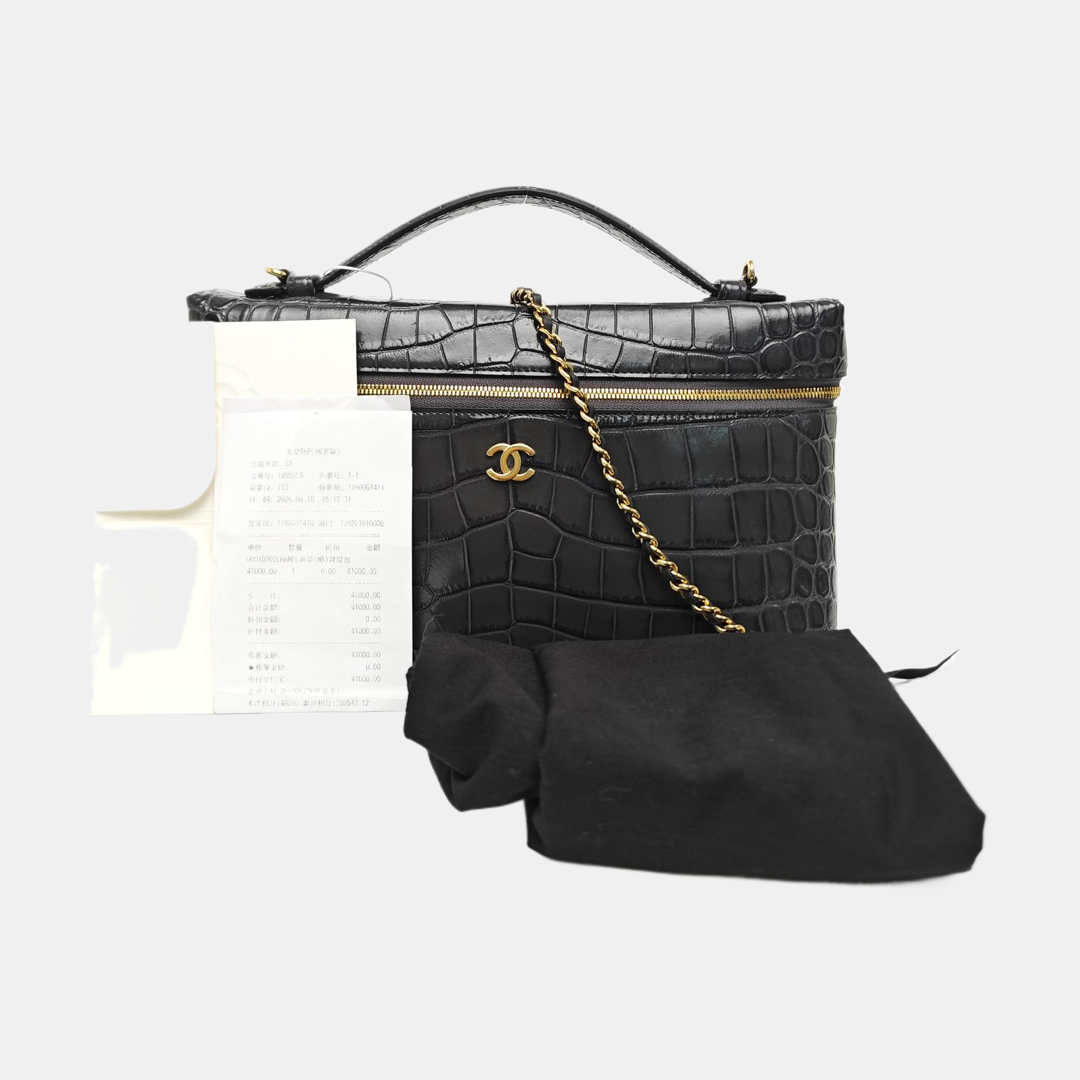Quilted Calfskin Shoulder Bag Blue