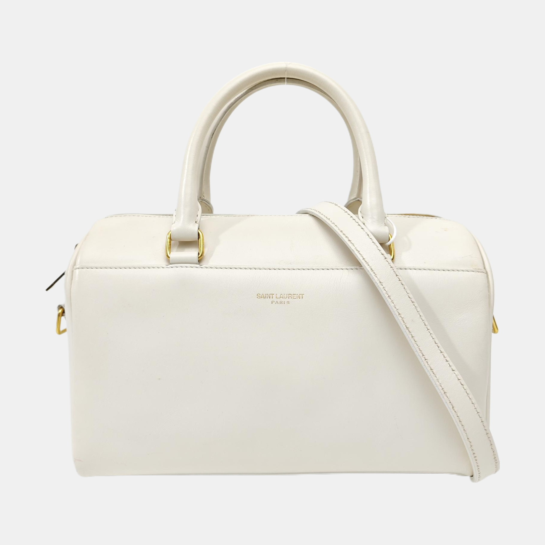 CLASSIC DUFFEL 6 Calfskin White