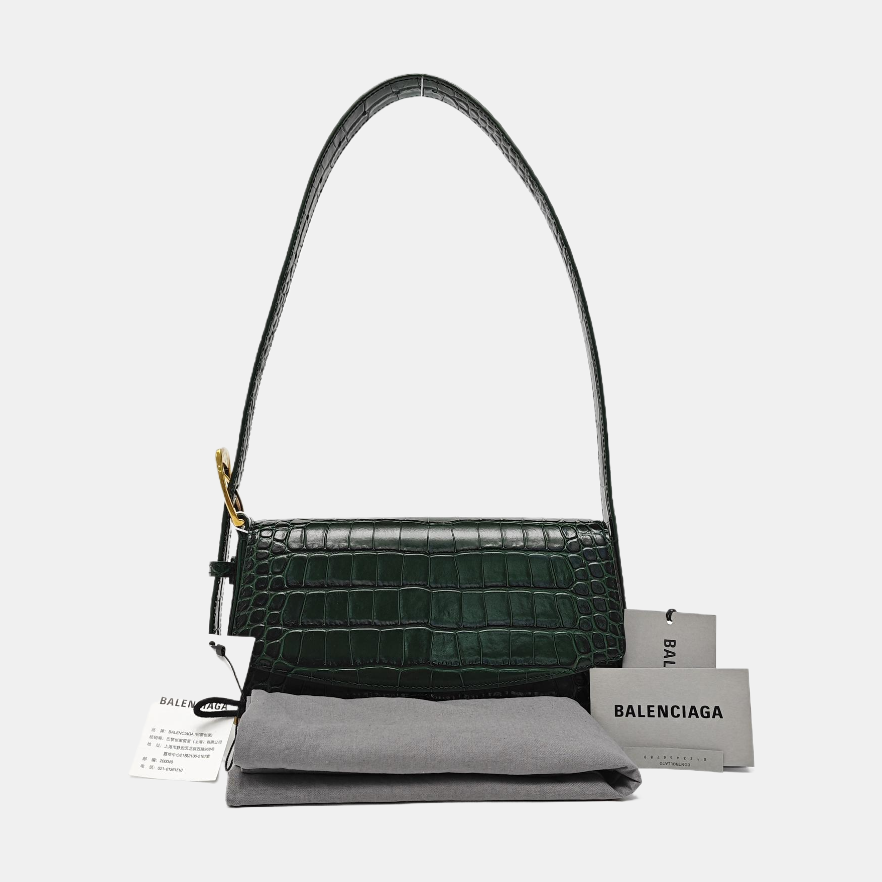 Ghost Calfskin Green