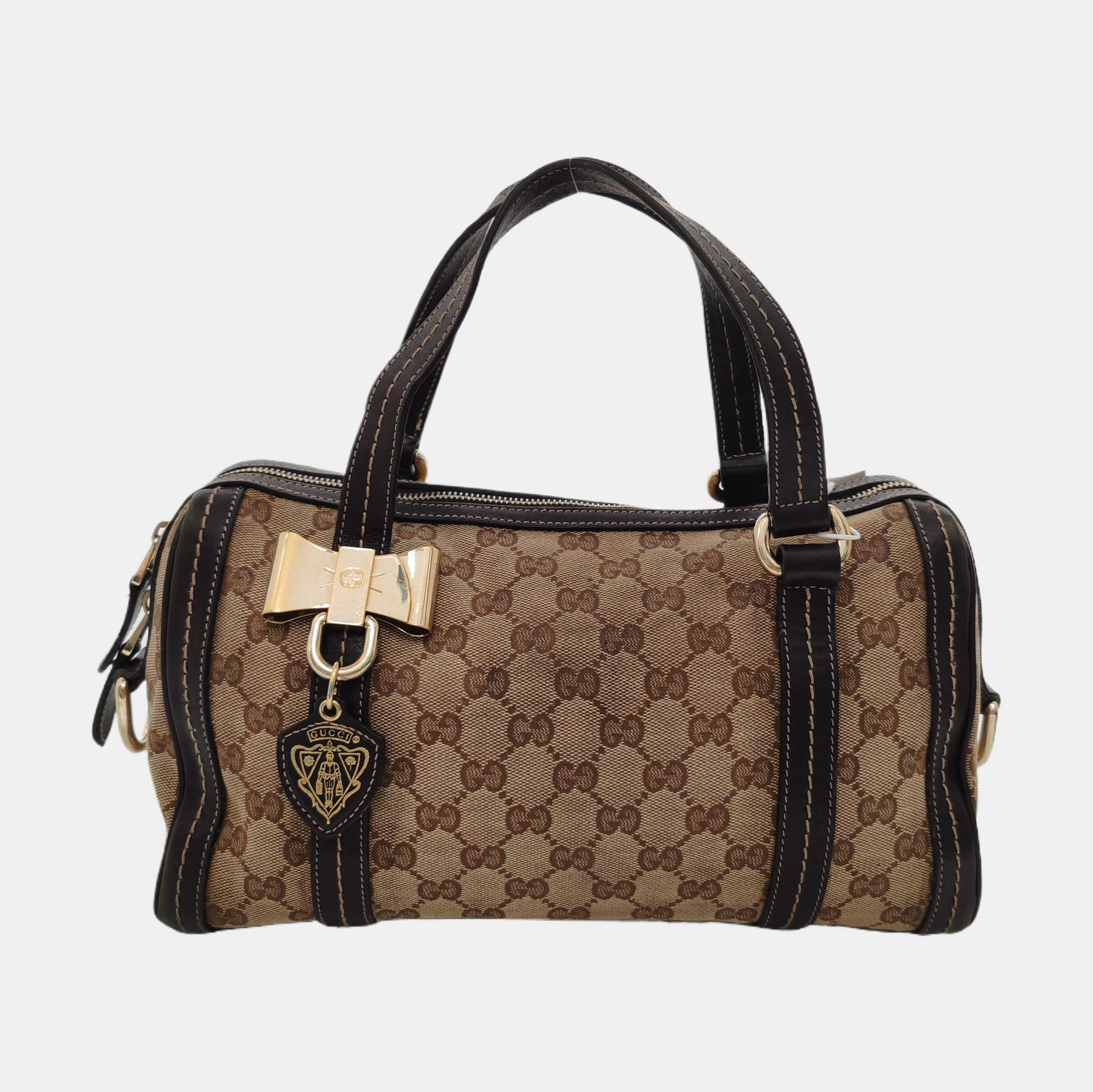Hysteria Monogram Coated Canvas Brown
