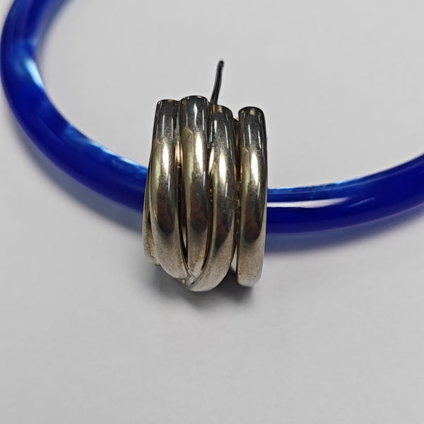 Metal Silver Stud Earrings