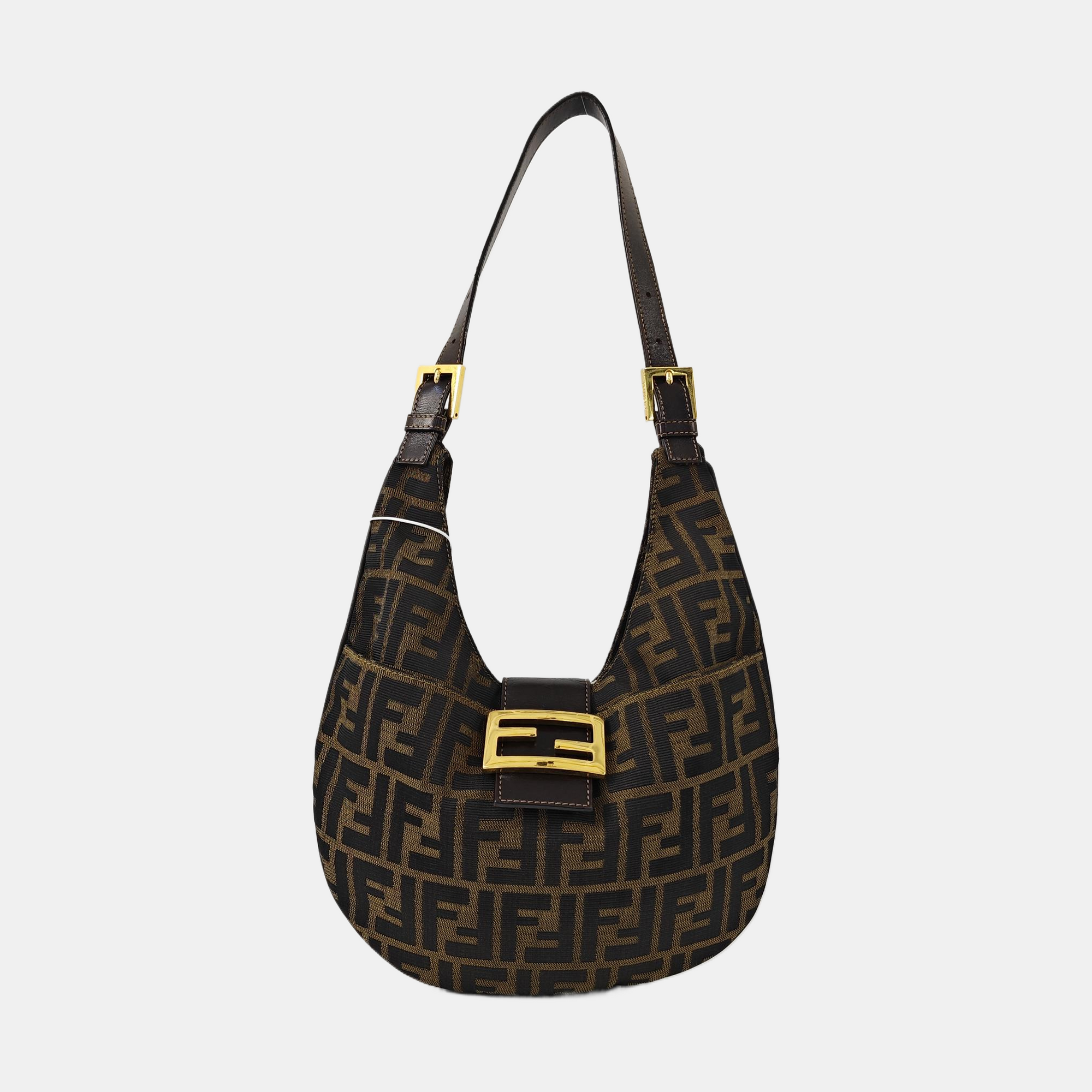 Canvas Shoulder Bag Brown