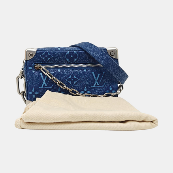 SOFT TRUNK Mini Monogram Calfskin Blue