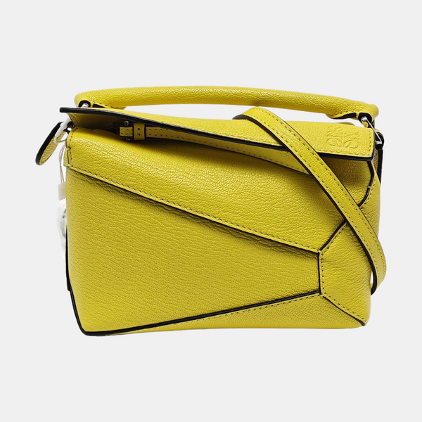 Puzzle Mini Lambskin Yellow