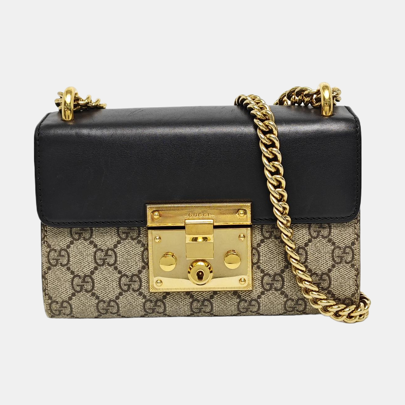 Padlock Small Monogram Coated Canvas Multicolor