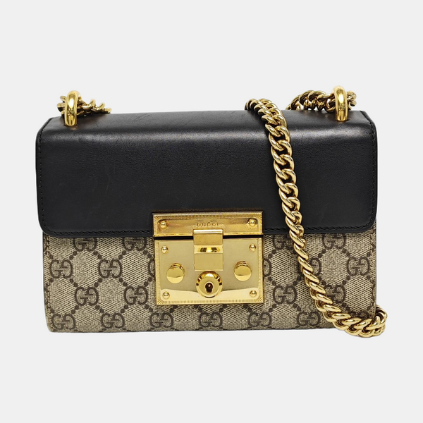 Padlock Small Monogram Coated Canvas Multicolor