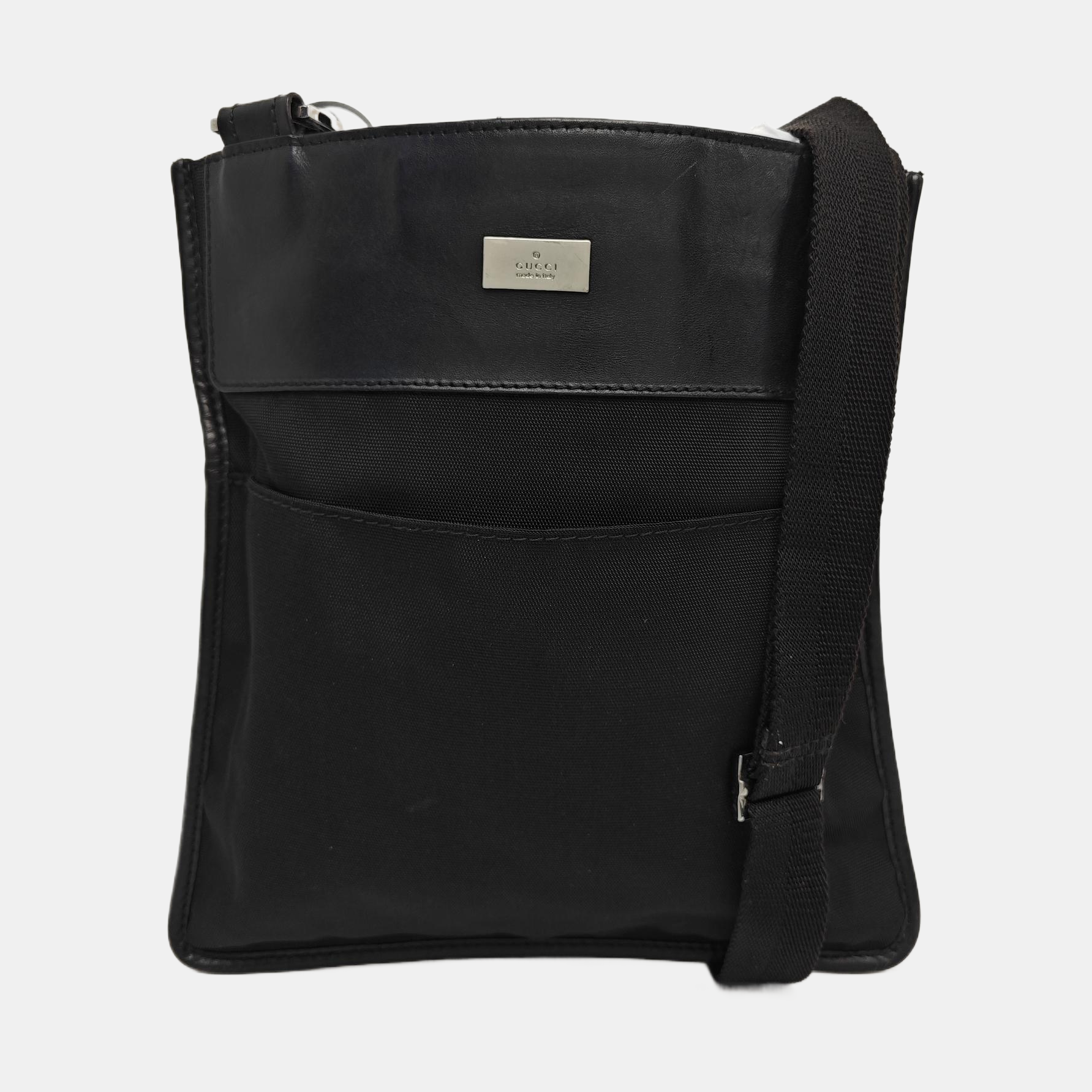 Fabric Shoulder Bag Black