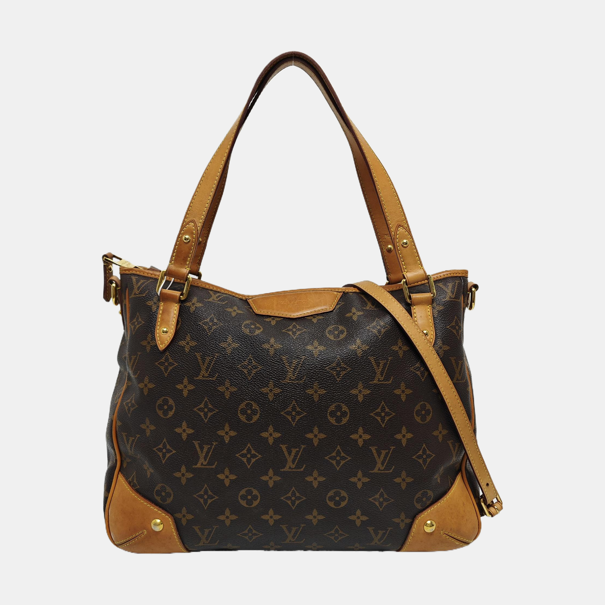 RETIRO GM Monogram Coated Canvas Brown