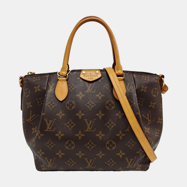 TURENNE Monogram Coated Canvas Brown