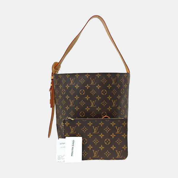 ALL IN GM Monogram Coated Canvas Brown