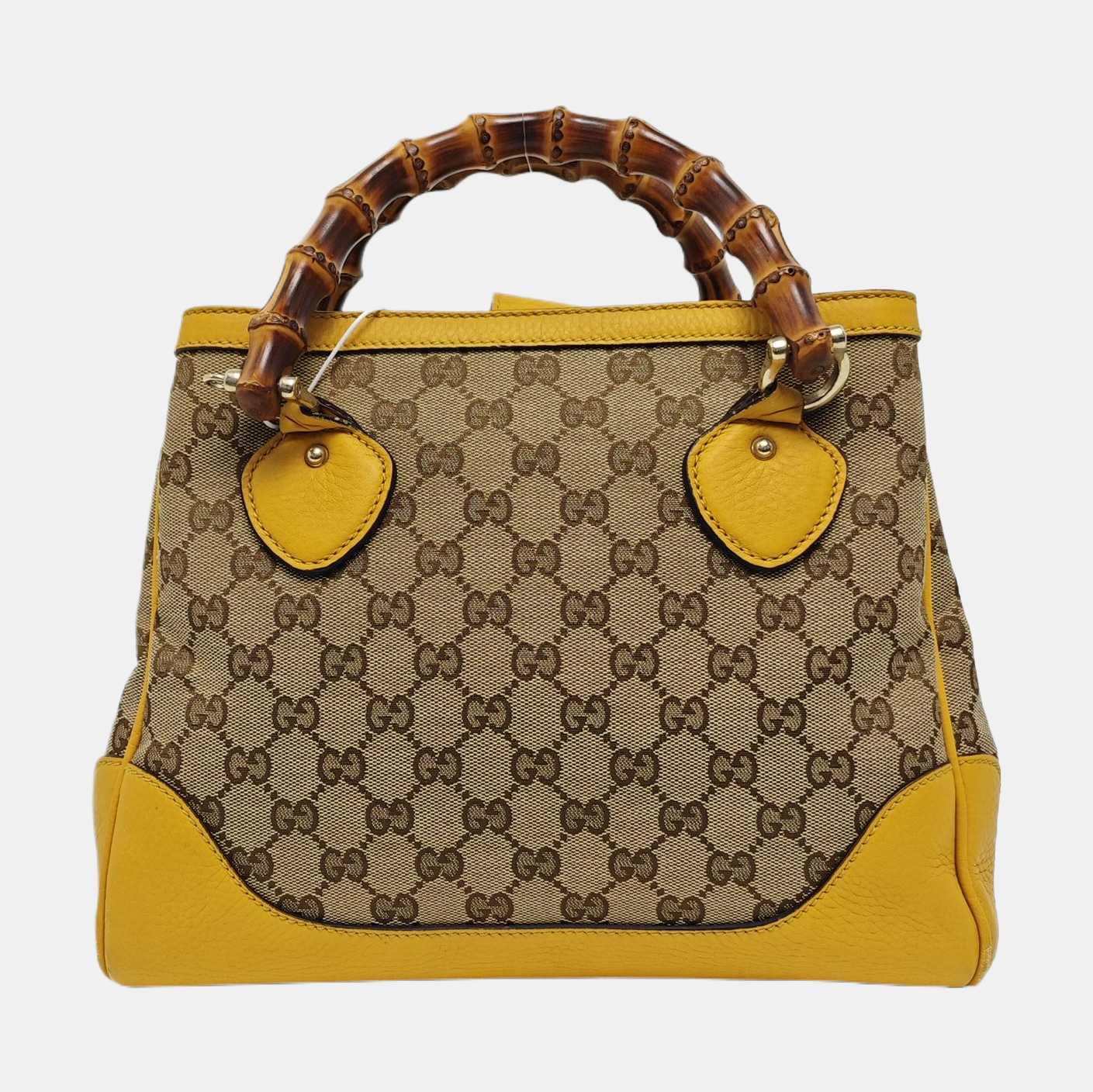 Monogram Canvas Tote Bag Beige