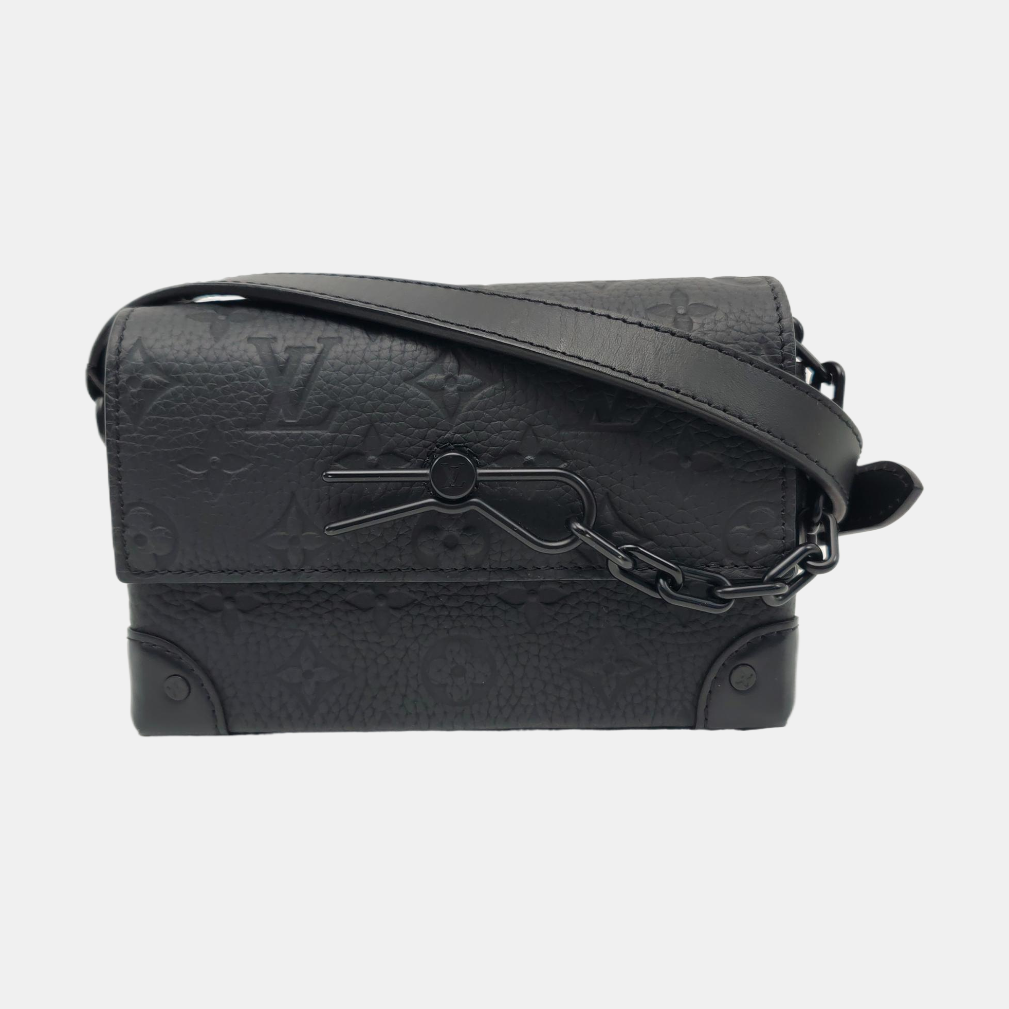 SOFT TRUNK Mini Monogram Calfskin Black