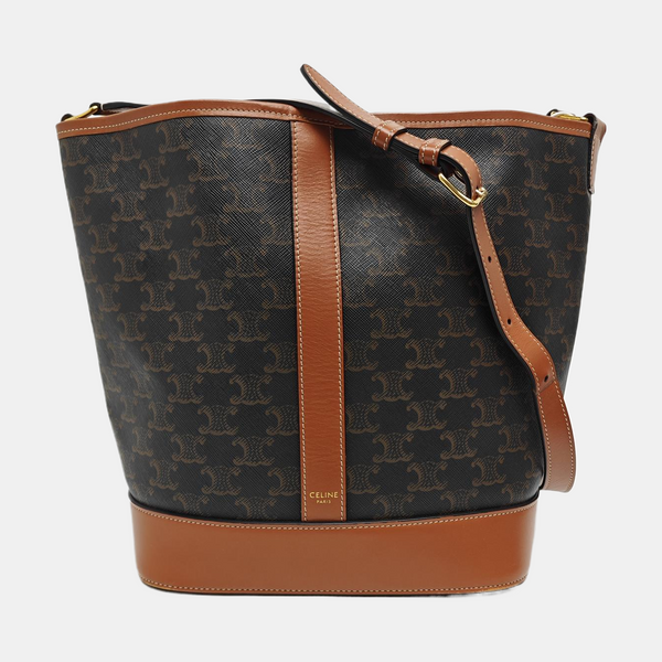 TRIOMPHE CANVAS Medium Coated Canvas Brown
