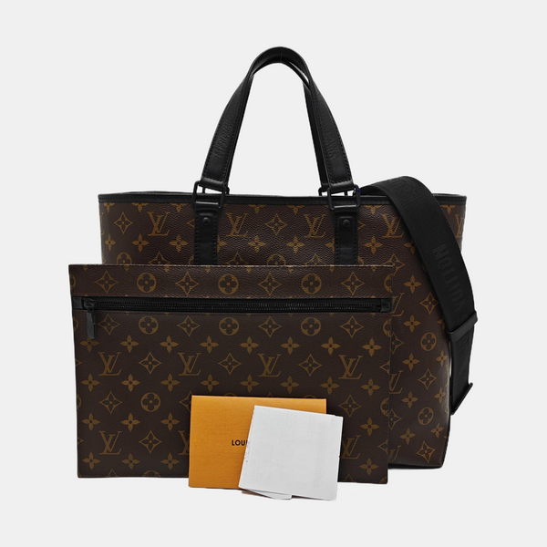WEEK-END PM Monogram Coated Canvas Brown