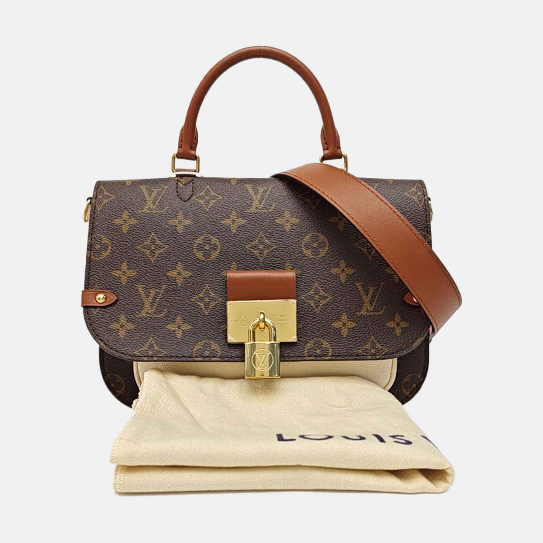 VAUGIRARD Monogram Coated Canvas Brown