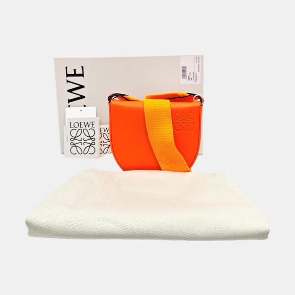 Heel Small Calfskin Orange