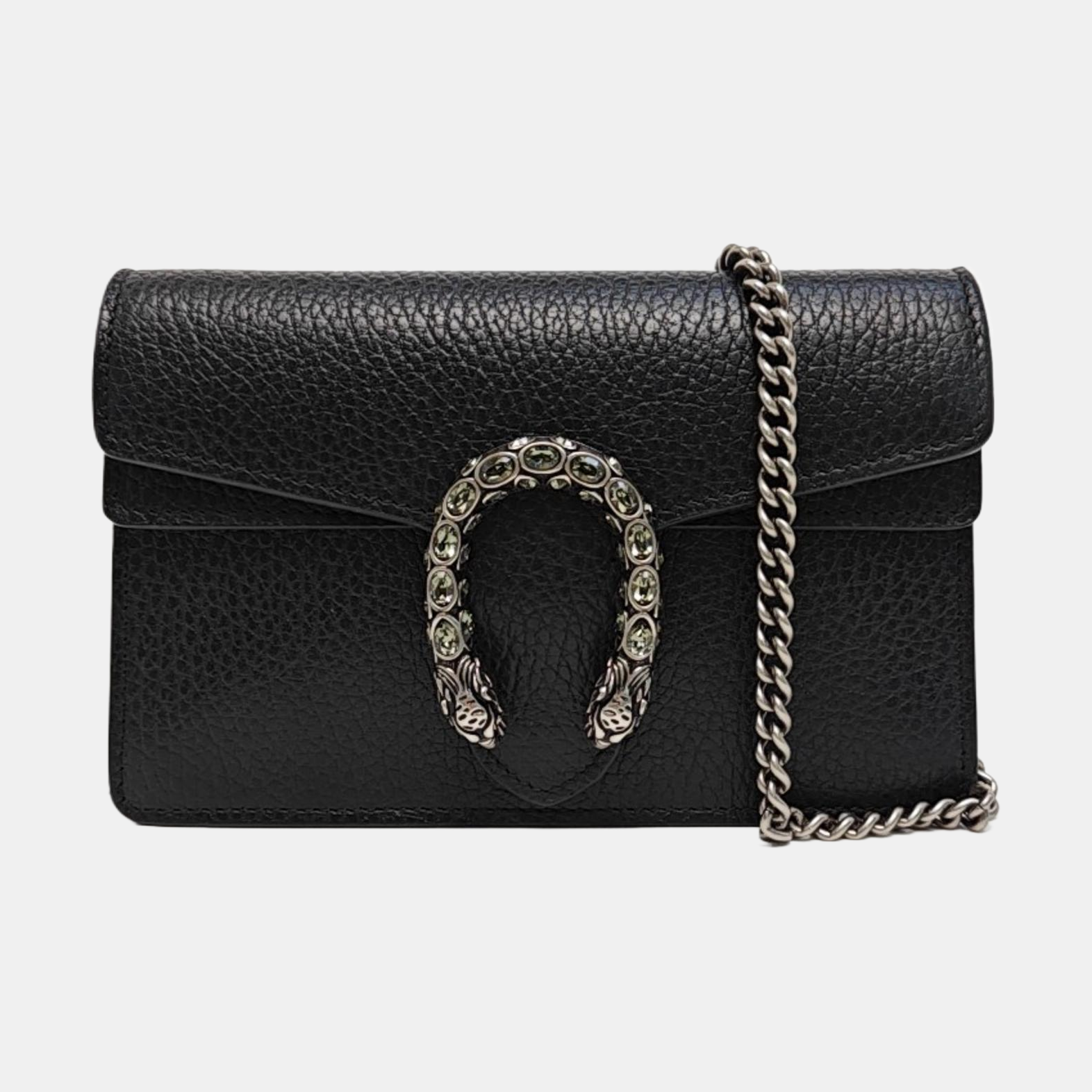 Authenticated pre-owned  Dionysus Super Mini Calfskin Black - Shoulder Bag at Looply