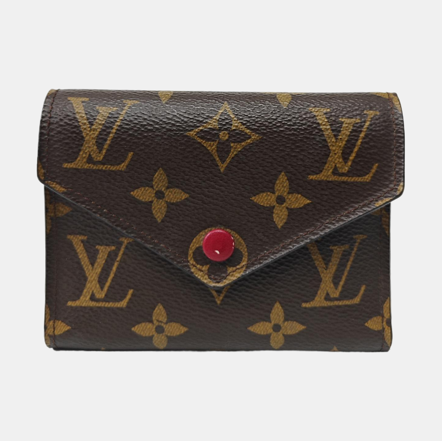 VICTORINE Monogram Coated Canvas Brown Card Holder