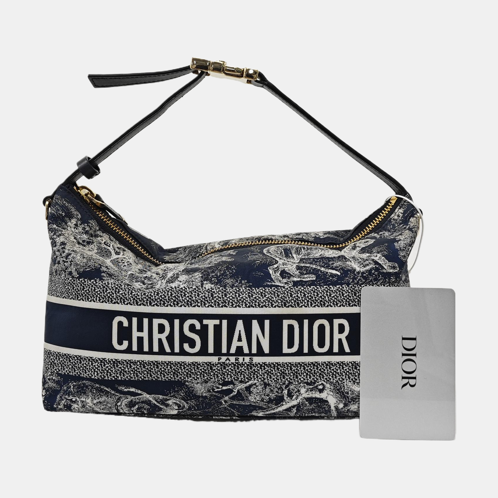 Diortravel Nomad Medium Fabric Blue