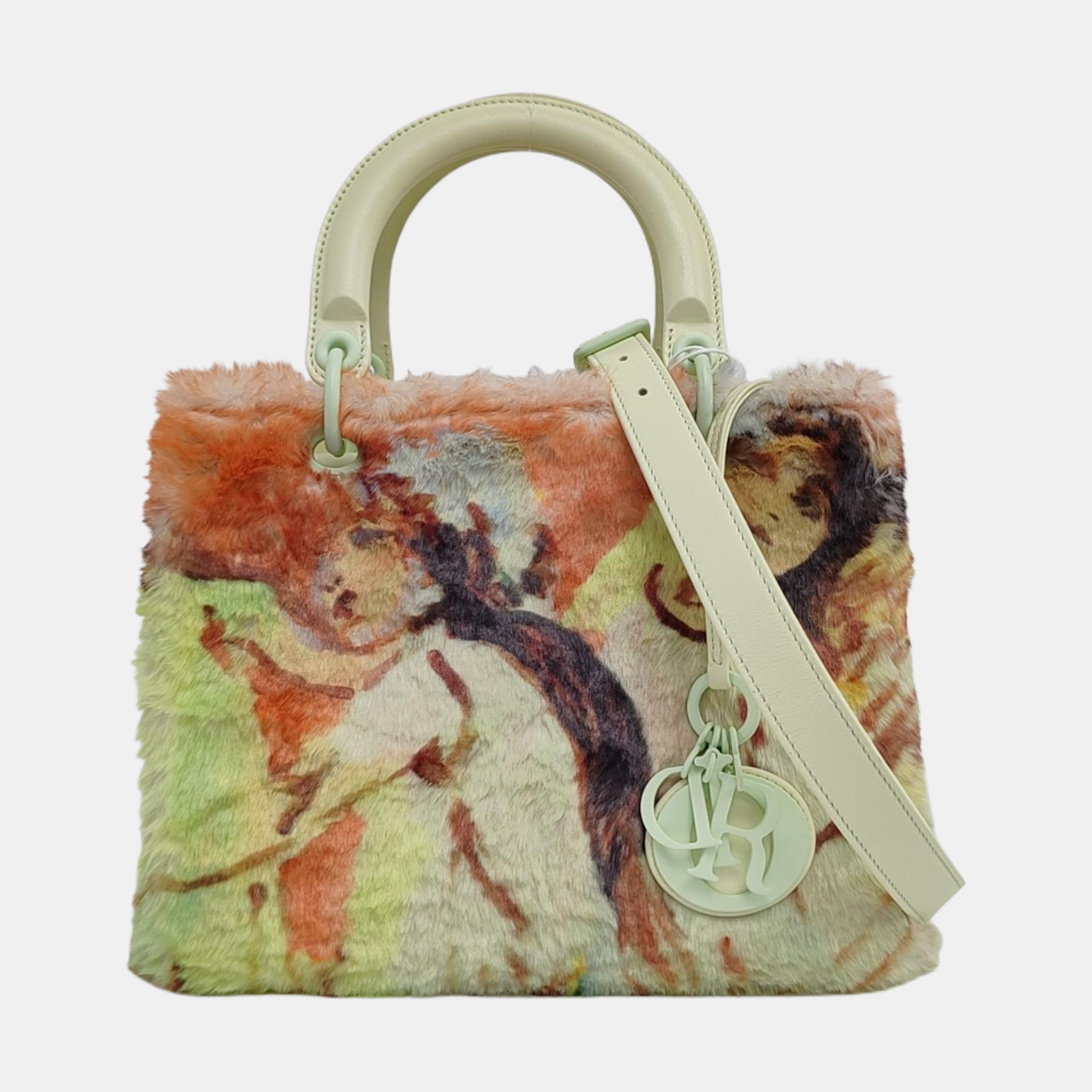 Lady Dior Medium Fur Multicolor