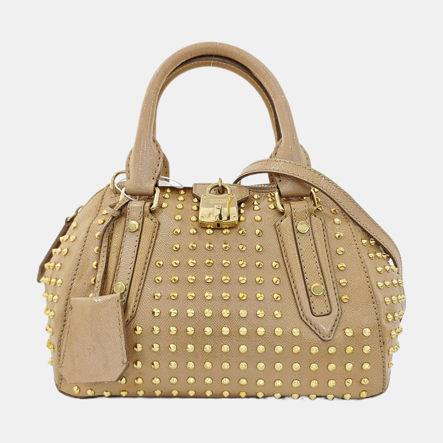 Calfskin Shoulder Bag Brown