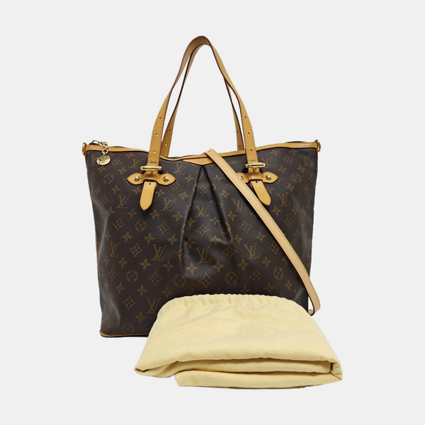 PALERMO GM Monogram Coated Canvas Brown