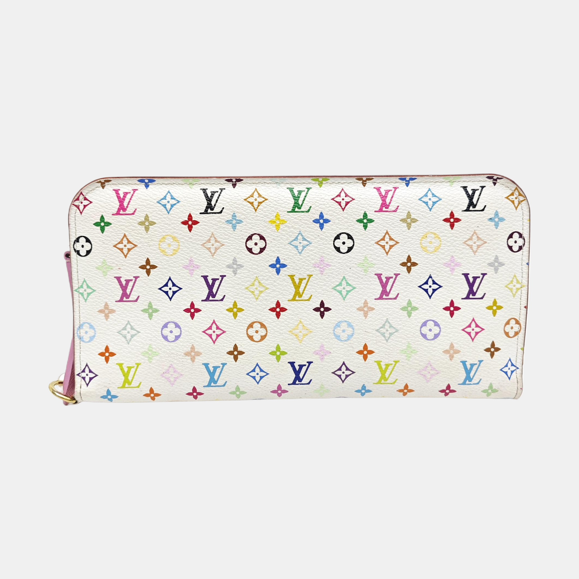 LV × TM INSOLITE Monogram Coated Canvas White Wallet