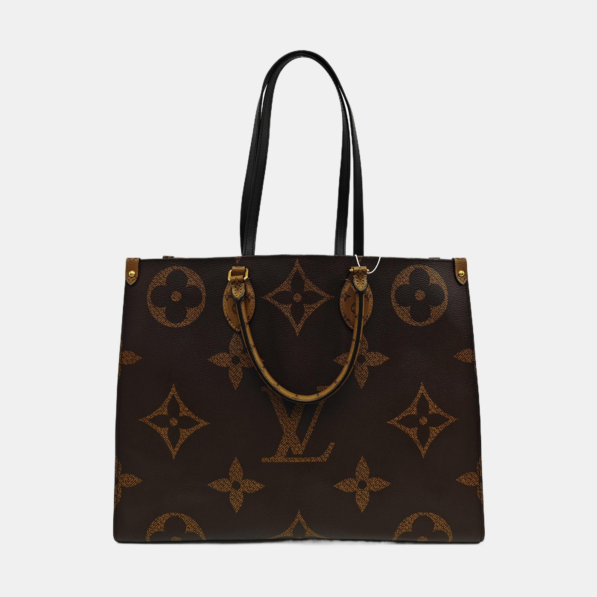 ONTHEGO GM Monogram Coated Canvas Brown