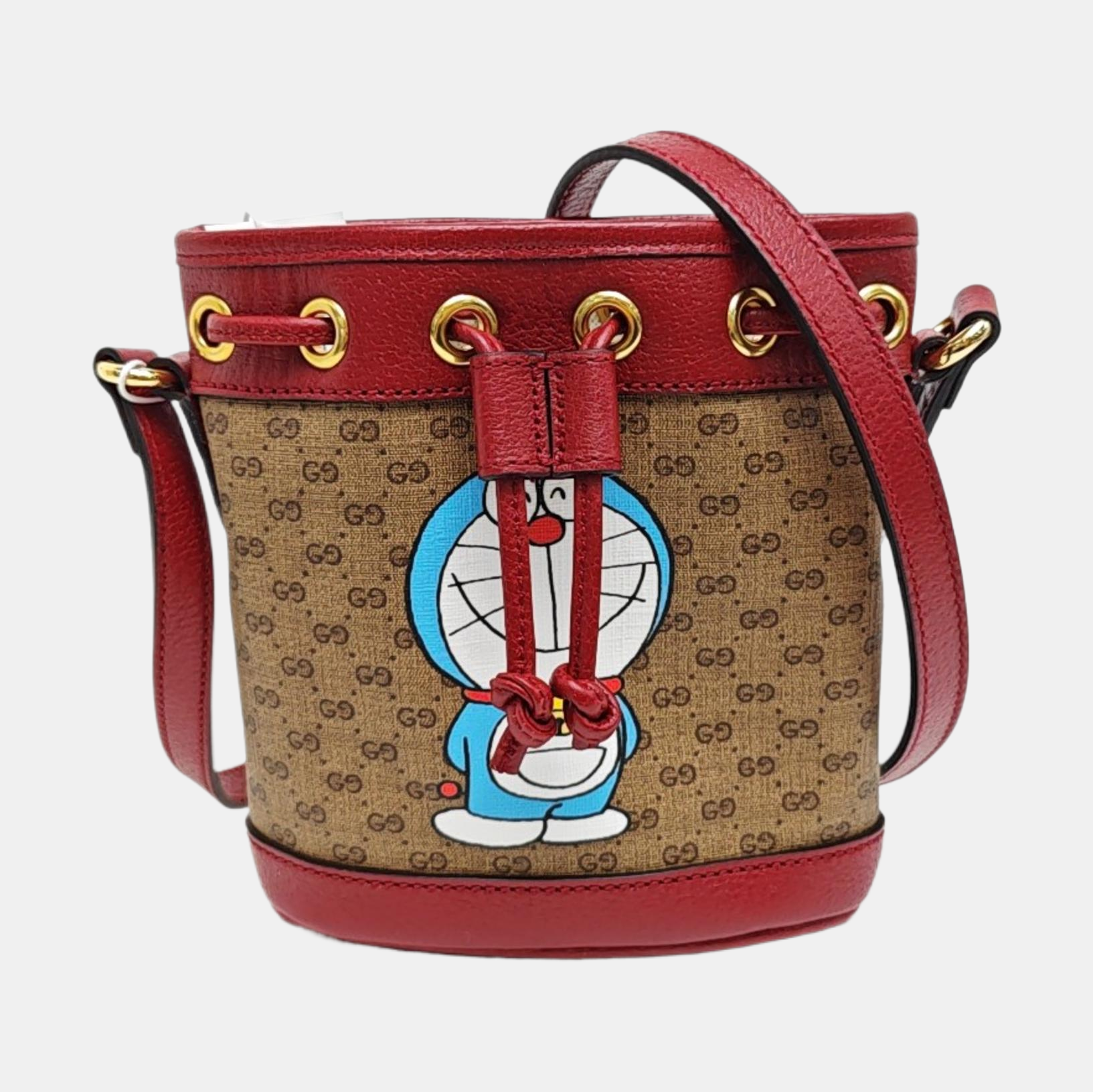 Doraemon X Gucci Mini Monogram Coated Canvas Multicolor