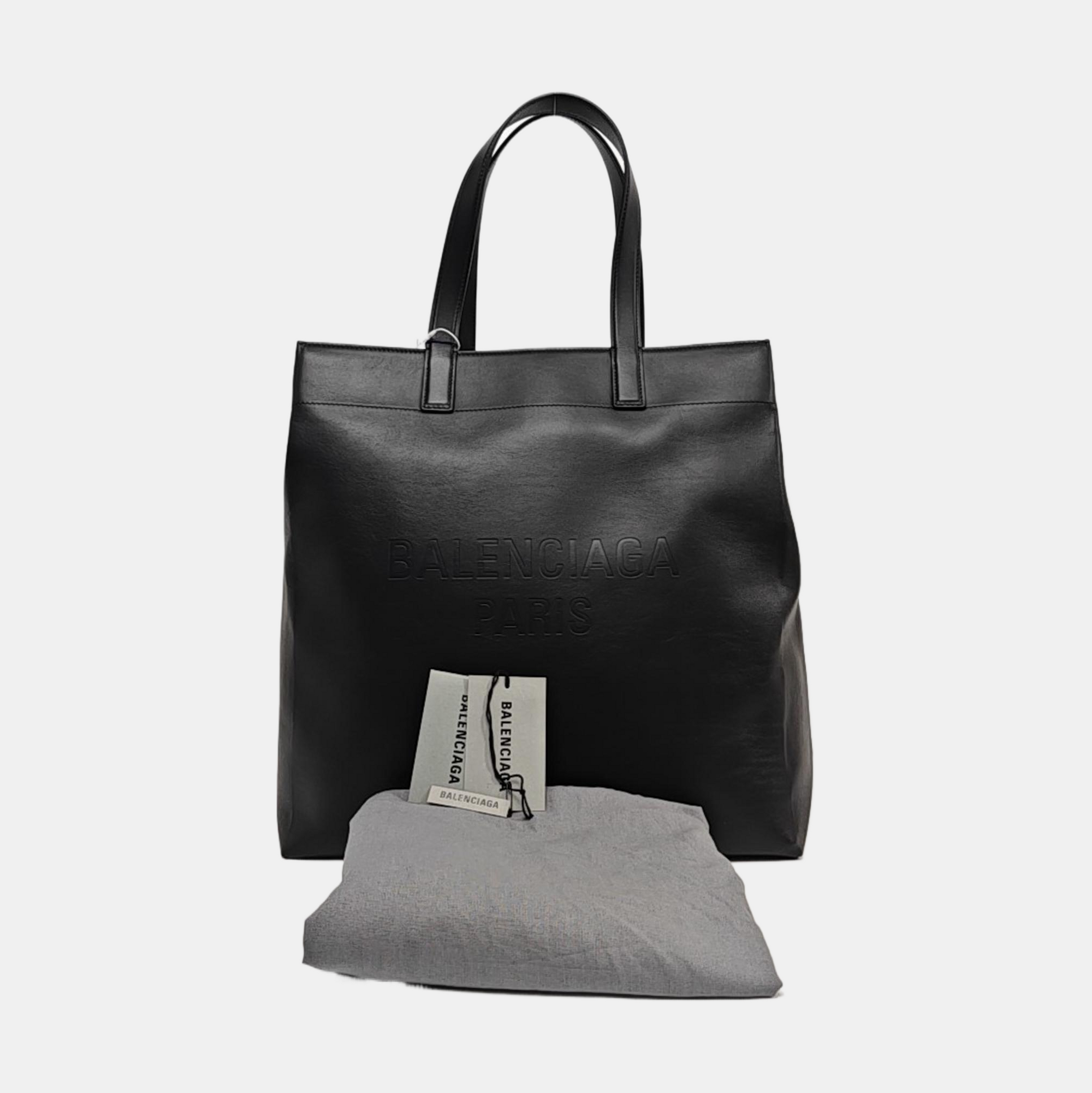 DUTY FREE North-South Calfskin Black
